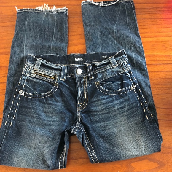 MEK Other - MEK Denim Distressed Studded Bootcut Jeans